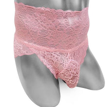 Load image into Gallery viewer, High Waist Lace Sissy Panties