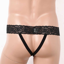 Load image into Gallery viewer, Sexy Men Sissy Fetish Lingerie Lace Jock Strap