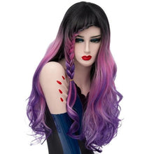 Load image into Gallery viewer, 24 Inches Ombre Long Braided Wig