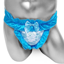 Load image into Gallery viewer, Fril Lace Lingerie Sissy Knickers G-string