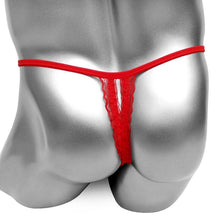 Load image into Gallery viewer, Lace Mens Enlargement Cockring Thong