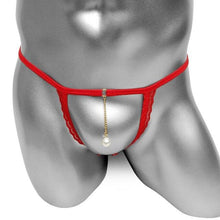 Load image into Gallery viewer, Lace Mens Enlargement Cockring Thong