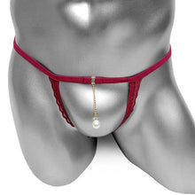 Load image into Gallery viewer, Lace Mens Enlargement Cockring Thong