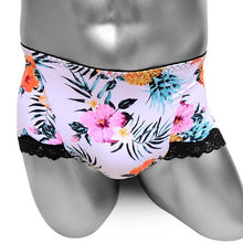 Load image into Gallery viewer, Sissy Panties - Floral High Waist