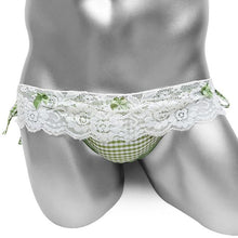 Load image into Gallery viewer, Plaid Bowknots Sissy Panties