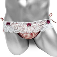 Load image into Gallery viewer, Plaid Bowknots Sissy Panties