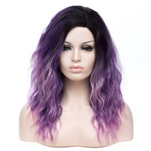 Load image into Gallery viewer, 18 Inches Long Pink and Purple Wig