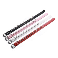 Load image into Gallery viewer, Spiked Vegan Leather Submissive Collar