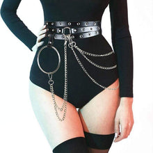 Load image into Gallery viewer, Leather and Chains BDSM Belt