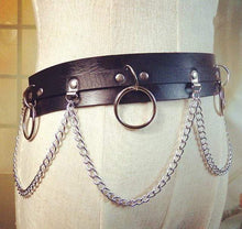 Load image into Gallery viewer, Leather and Chains BDSM Belt