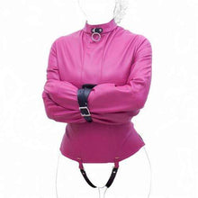 Load image into Gallery viewer, Colored Leather Harness BDSM Straitjacket