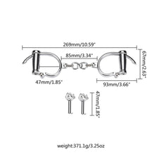 Load image into Gallery viewer, Shiny Horseshoe Like Iron Shackles