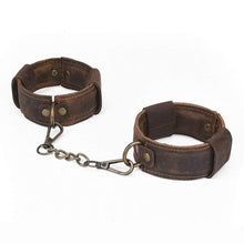 Load image into Gallery viewer, Old School Genuine Leather Cuffs