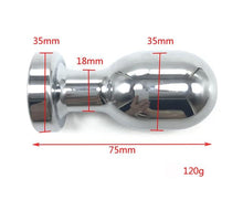 Load image into Gallery viewer, Stainless Steel Metal Vaginal Hollow Anal Butt Plug Dilation Masturbation Peep Adult Products Enema Vaginal Flushing Flirt Toys