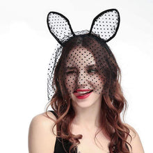 Load image into Gallery viewer, Playmate Fantasy Lace Bunny Mask