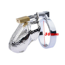 Load image into Gallery viewer, The Dragon Tamer Metal Chastity Device 1.97 inches long