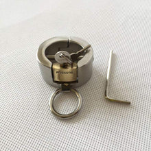 Load image into Gallery viewer, Sadist's Fancy Lockable Testicle Cuffs