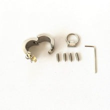 Load image into Gallery viewer, Sadist's Fancy Lockable Testicle Cuffs