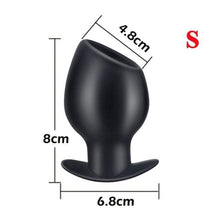 Load image into Gallery viewer, Anal Dilator Hollow Butt Plug Silicone