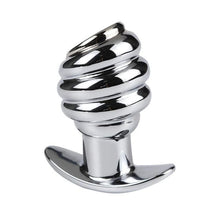 Load image into Gallery viewer, Metal Hollow Tunnel Anal Plug