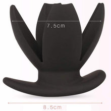 Load image into Gallery viewer, Unisex Silicone Hollow Butt Plug Flower Anal Speculum Anal Dilator Adult Couple Anal Sex Toys Sex Toys