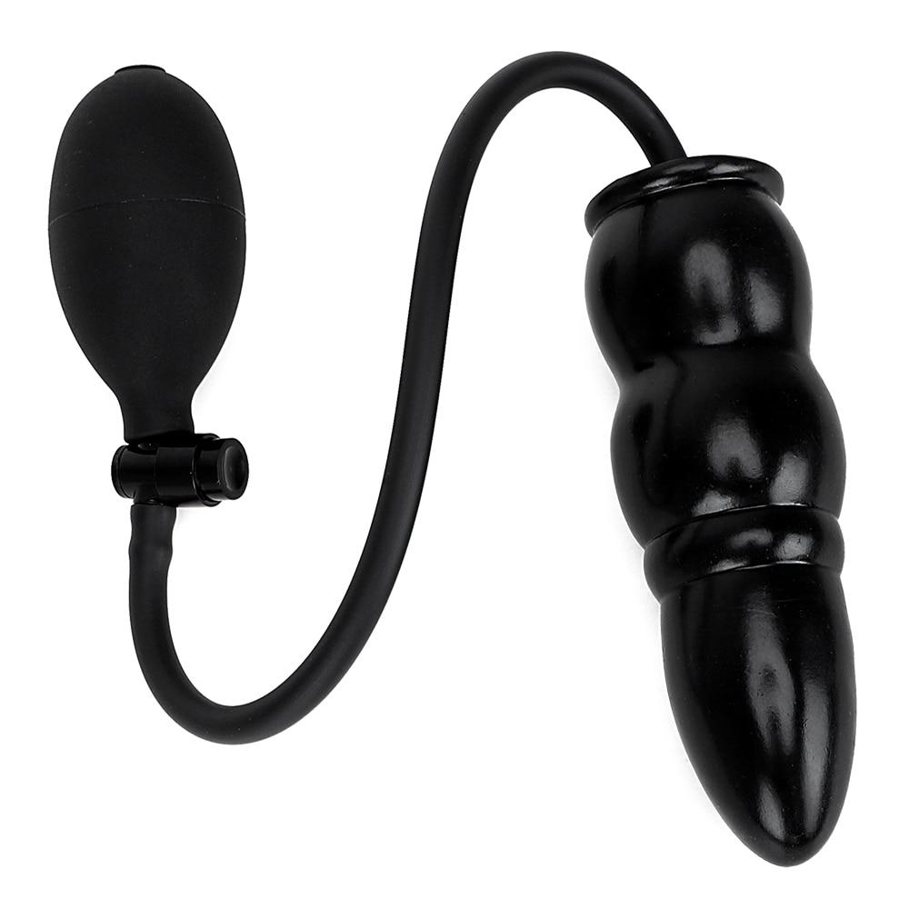 Inflatable Expandable Anal Plug With Pump CHASTITY CAGE CO Inflatable Expandable Anal Plug With Pump CHASTITY CAGE CO