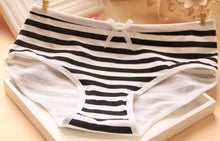 Load image into Gallery viewer, Sissy Striped Panties w/ Bow