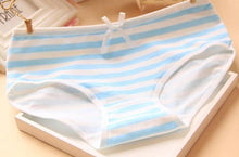 Load image into Gallery viewer, Sissy Striped Panties w/ Bow