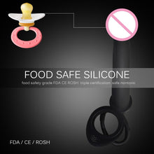 Load image into Gallery viewer, 10 Speed Double Penetration Strap On Dildo