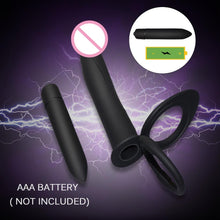 Load image into Gallery viewer, 10 Speed Double Penetration Strap On Dildo