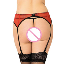 Load image into Gallery viewer, Mid Waist Lace Garter Belt