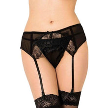Load image into Gallery viewer, Mid Waist Lace Garter Belt