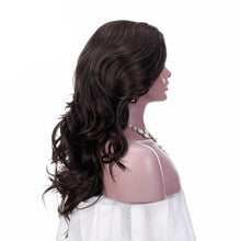 Load image into Gallery viewer, 24 Inches Brown Long Wavy Wig