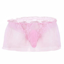 Load image into Gallery viewer, Lace Flower Organza G-string Bikini