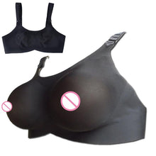 Load image into Gallery viewer, Black Crossdressing Pocket Bra