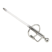 Load image into Gallery viewer, Hollow Stainless Steel and Rubber Penis Plug