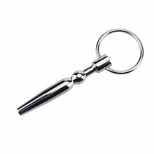 Load image into Gallery viewer, Hollow Penis Plug with Metal Glans Rings