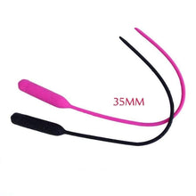 Load image into Gallery viewer, 10-Speed Smooth Silicone Vibrating Urethral Sound 14 Inches Long