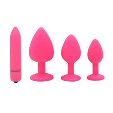 Load image into Gallery viewer, 4 Pcs Sissy Butt Plug Set