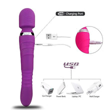 Load image into Gallery viewer, Rotation Heated Dildo Vibrator