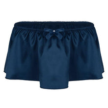 Load image into Gallery viewer, Men's Sissy Lingerie Sexy Shiny Briefs Skirted