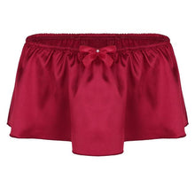 Load image into Gallery viewer, Men's Sissy Lingerie Sexy Shiny Briefs Skirted