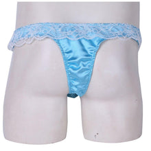 Load image into Gallery viewer, Shiny Satin Ruffle Lace Bikini