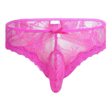 Load image into Gallery viewer, Sissy Lace Open Butt Panties