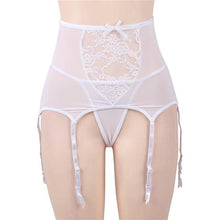 Load image into Gallery viewer, High Waist Lace Garter Belt