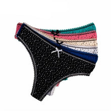 Load image into Gallery viewer, 6 Pcs Lace Cotton G-String