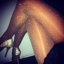 Load image into Gallery viewer, Sissy Night Out Rhinestone Pantyhose