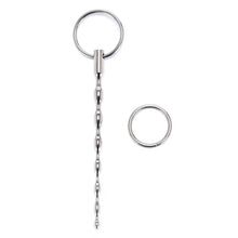 Load image into Gallery viewer, Beaded Prince Wand With Cock Ring 5.12 Inches to 5.31 Inches Long