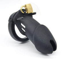 Load image into Gallery viewer, Male's Black Silicone Device Cage 3.15 Inches and 3.74 Inches Long
