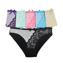 Load image into Gallery viewer, 6 Pcs Lace Panties